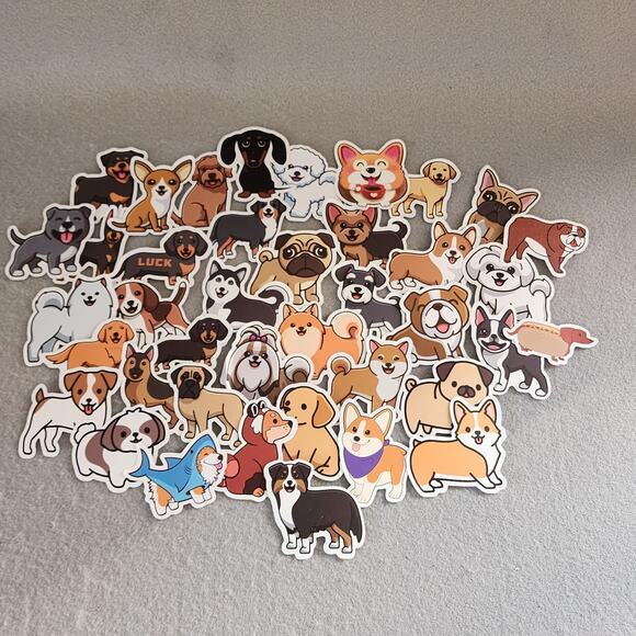 Various Cartoon Animal Stickers Scrapbooking Arts Craft (Lot A) - Picture 1 of 3